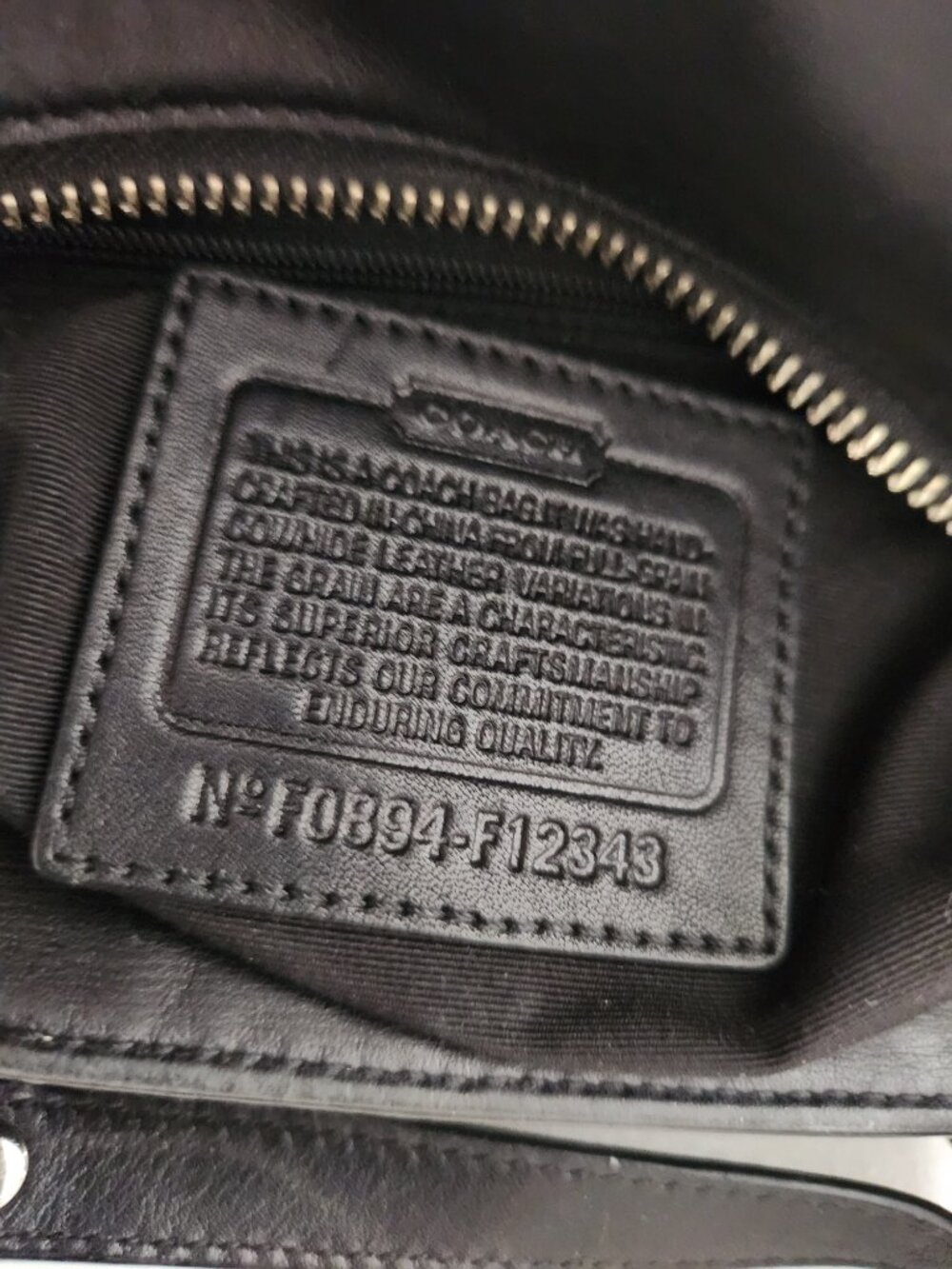 Euc Coach Gallery Black Leather w/Wallet Shoulder Bag Purse - Picture 13 of 16